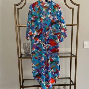 Loralette Multicolor Geometric Dress